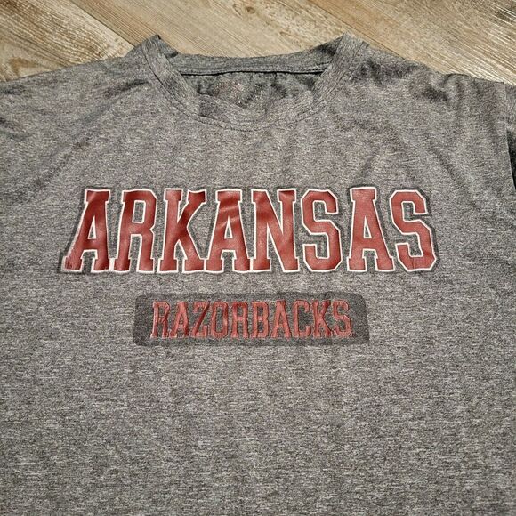 University of Arkansas Razorbacks Russell Performance Dri Fit Shirt Mens Large - Picture 2 of 6